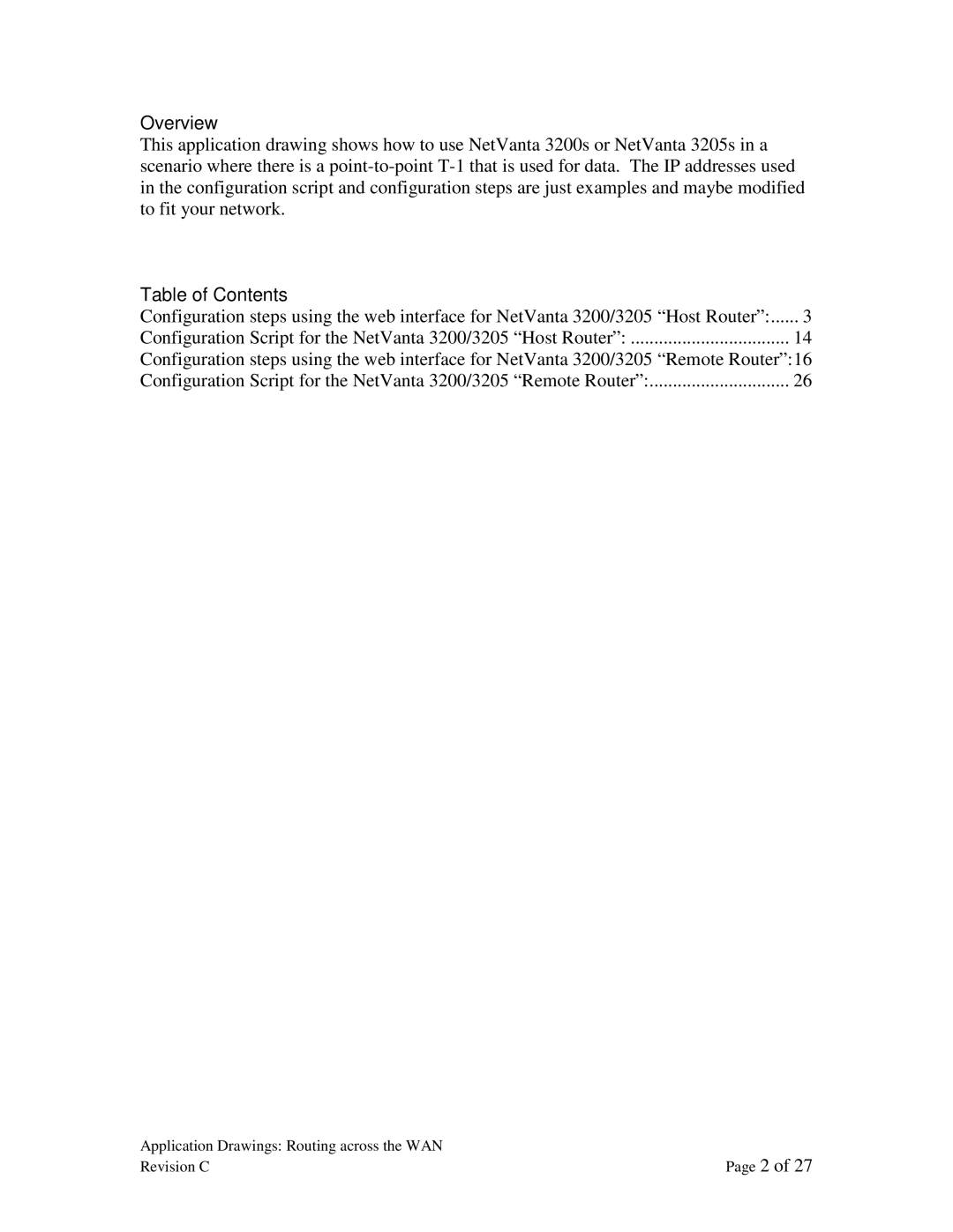 ADTRAN 3200, 3205 manual Overview 