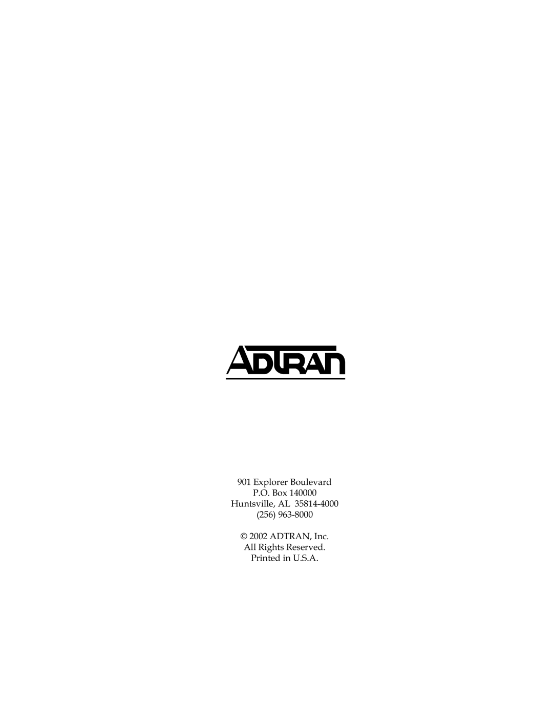 ADTRAN 4202023L2, 4202023L1, 4202023L4, 4202023L3 manual #$# 