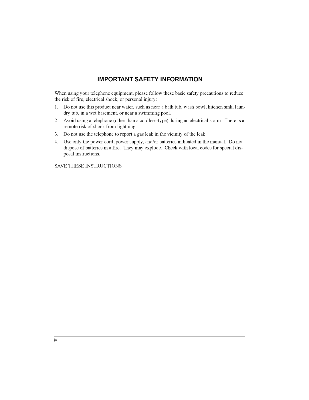 ADTRAN 4202023L1, 4202023L4, 4202023L2, 4202023L3 manual Important Safety Information 