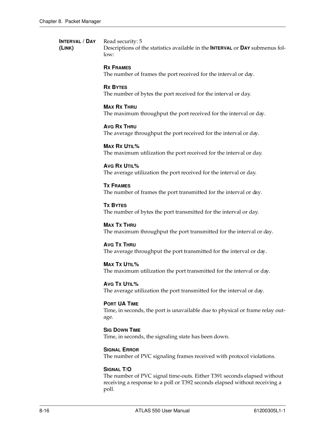 ADTRAN 550 user manual Ink, Poll 