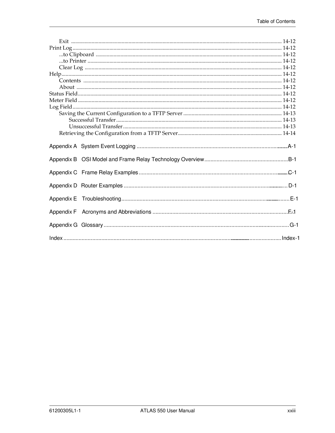 ADTRAN 550 user manual Appendix B OSI Model and Frame Relay Technology Overview 