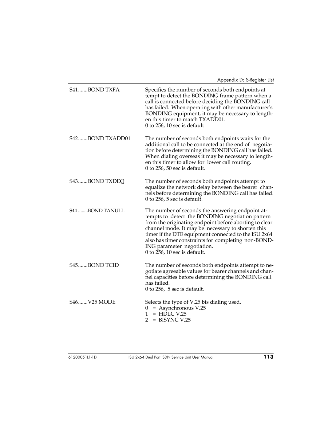 ADTRAN 1200051L2, 61200051L1, 1200051L6, 1200051L5 user manual = Bisync 