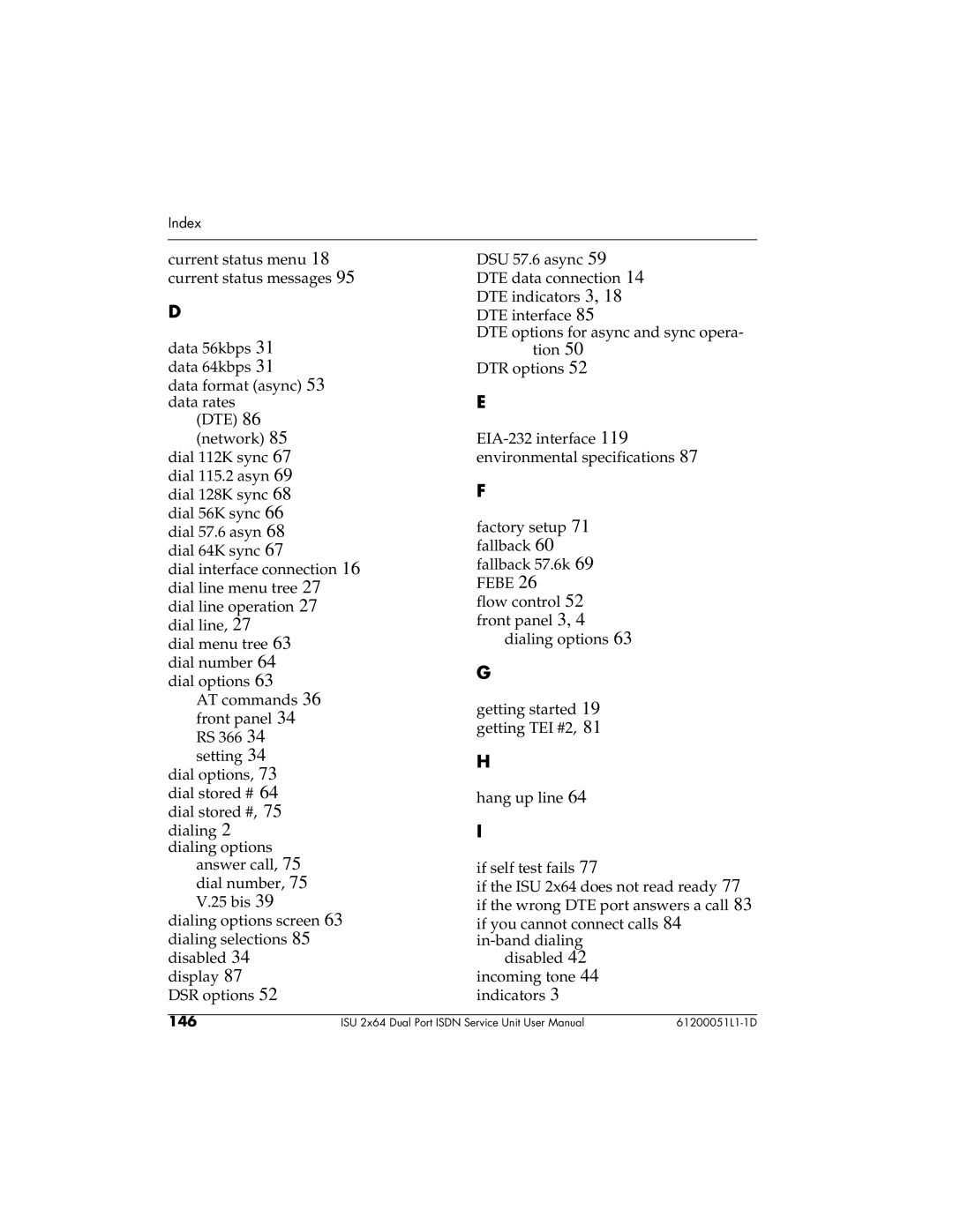 ADTRAN 61200051L1, 1200051L6, 1200051L2, 1200051L5 user manual 146 