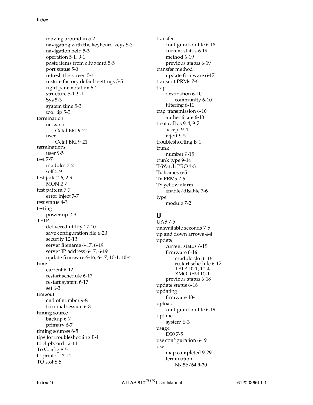 ADTRAN 810 Plus manual Tftp 