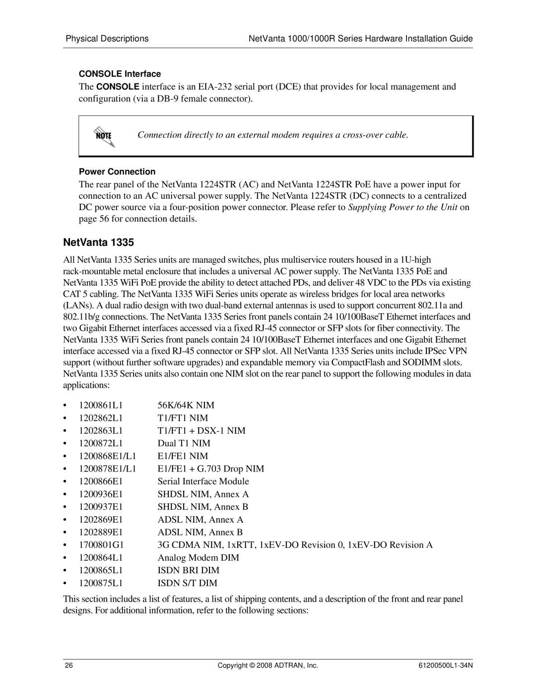 ADTRAN ADT-1234POE manual NetVanta 