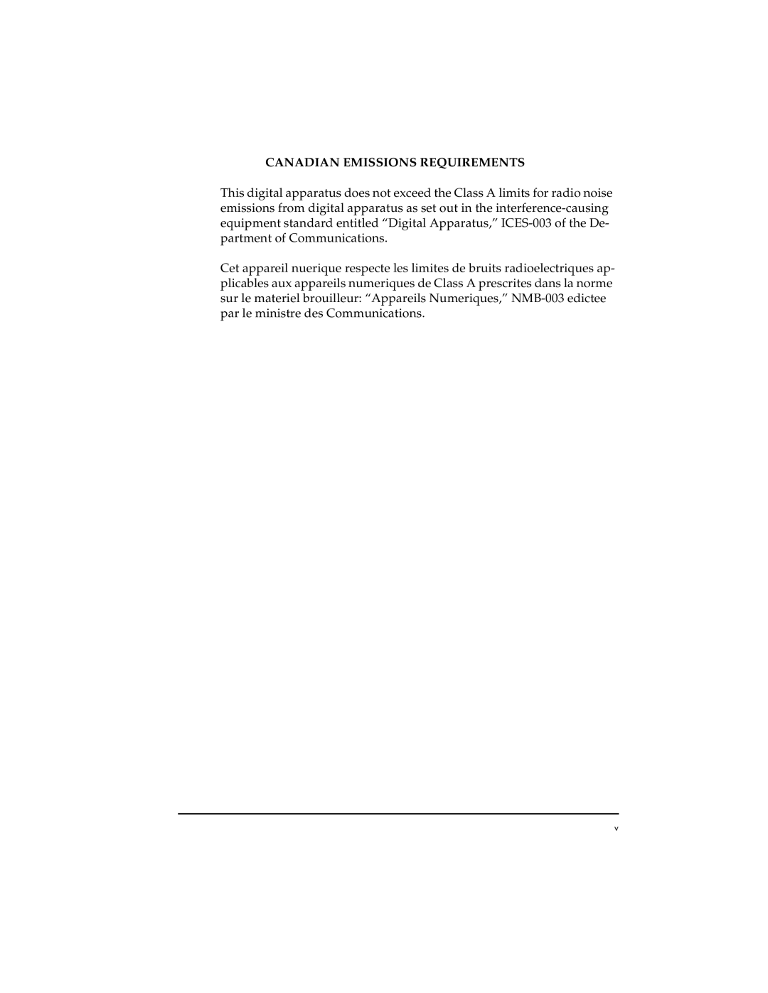 ADTRAN ESU 120e user manual Canadian Emissions Requirements 