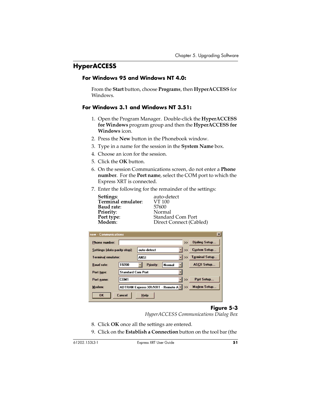 ADTRAN Express XRT manual HyperACCESS 