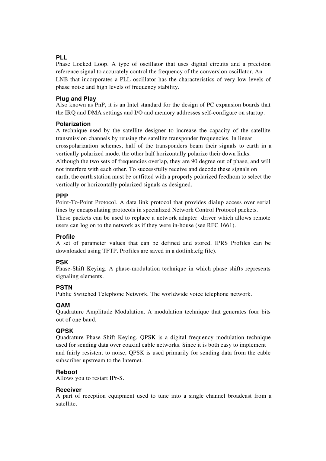 ADTRAN IPR-S1000 manual Pstn 