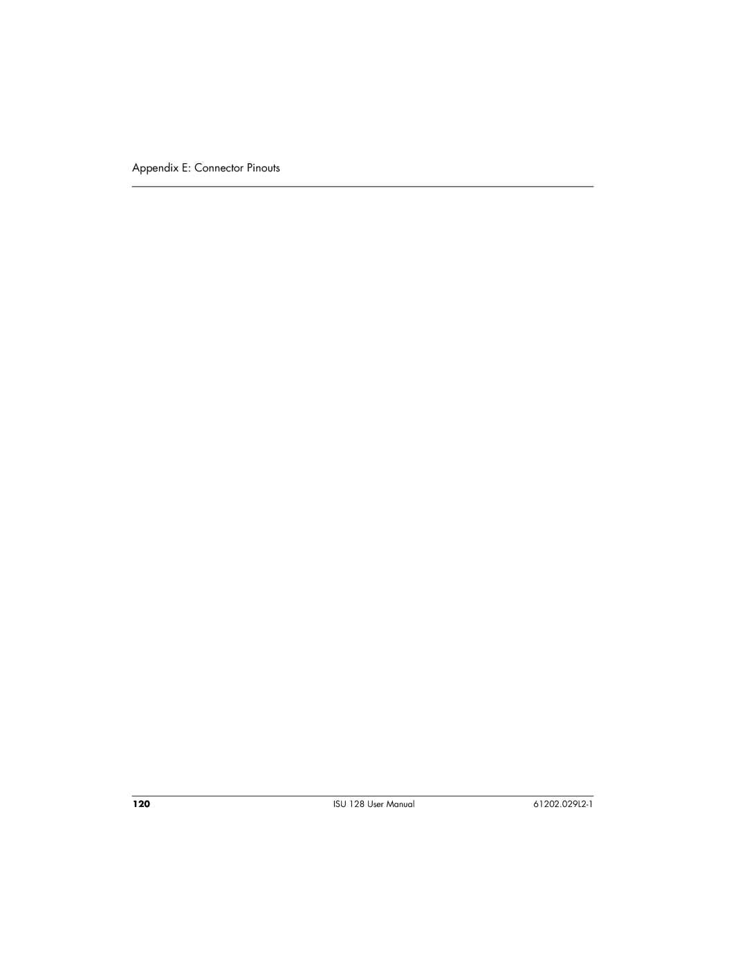 ADTRAN ISU 128 user manual 120 