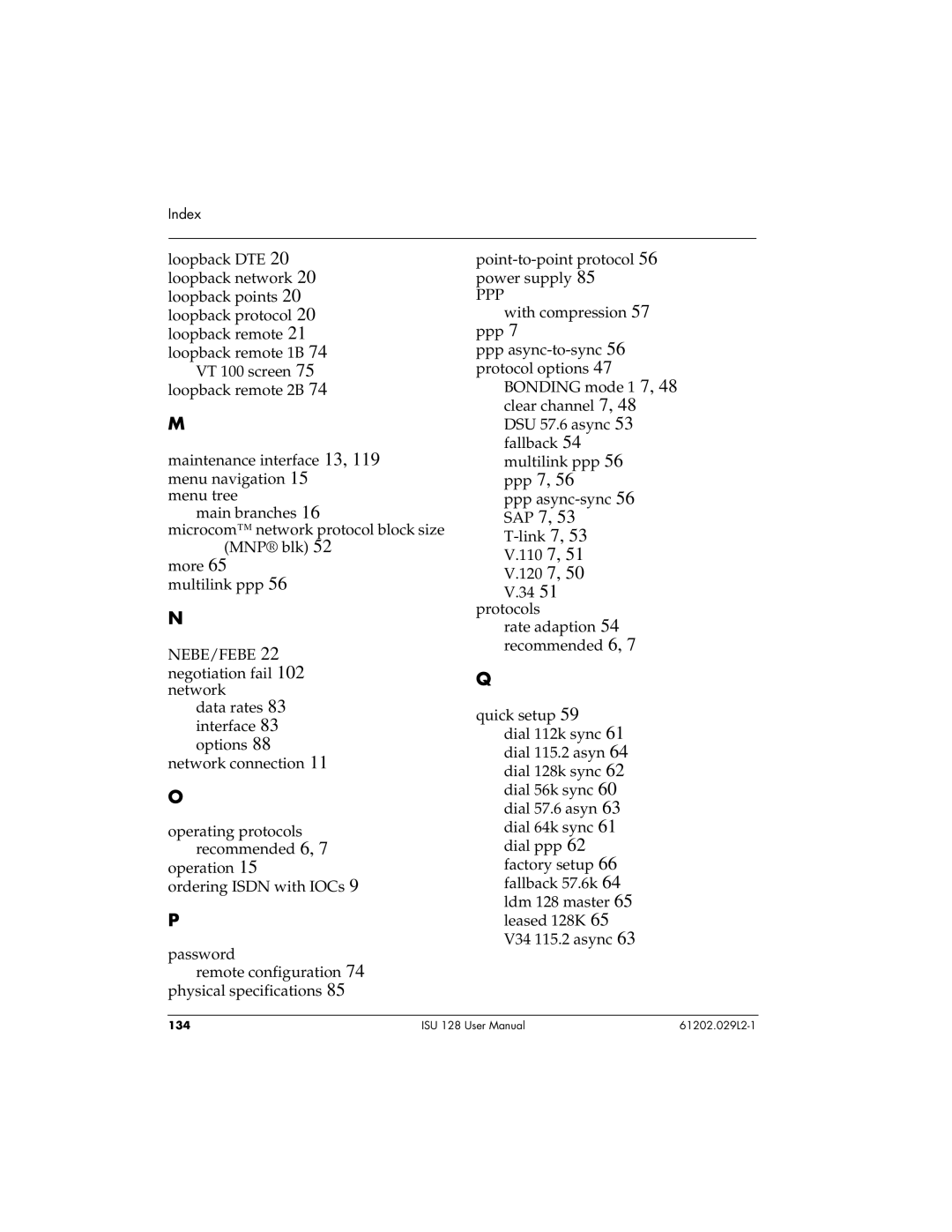 ADTRAN ISU 128 user manual Ppp 