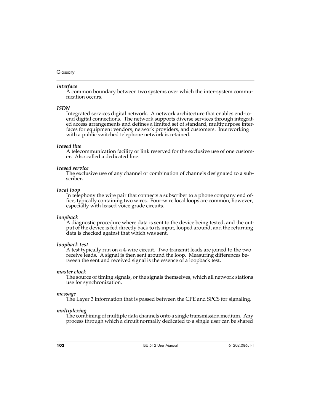 ADTRAN ISU 512 user manual Isdn 