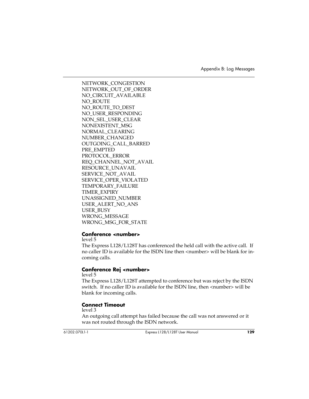 ADTRAN L128T user manual 129 