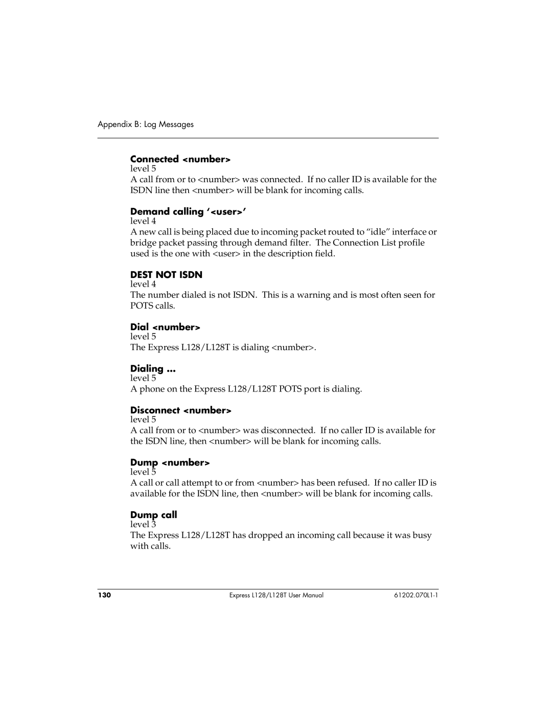 ADTRAN L128T user manual 130 