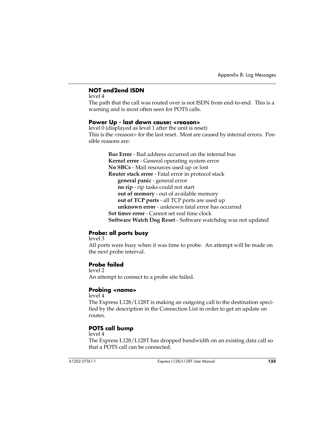 ADTRAN L128T user manual 133 