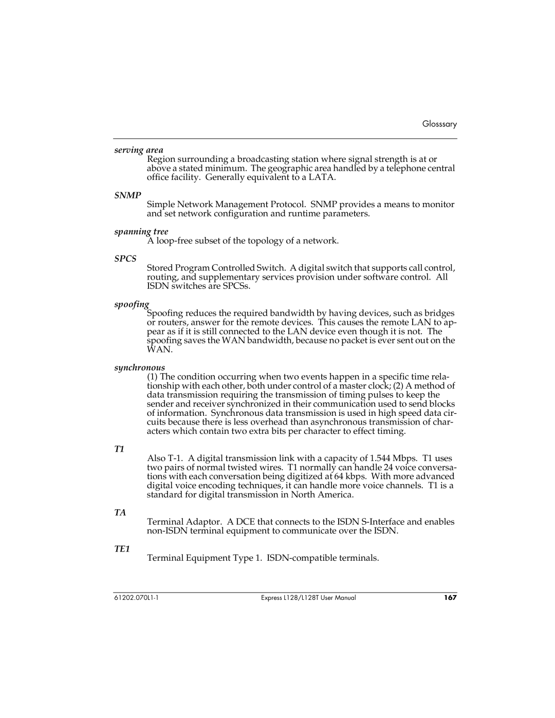 ADTRAN L128T user manual Snmp 