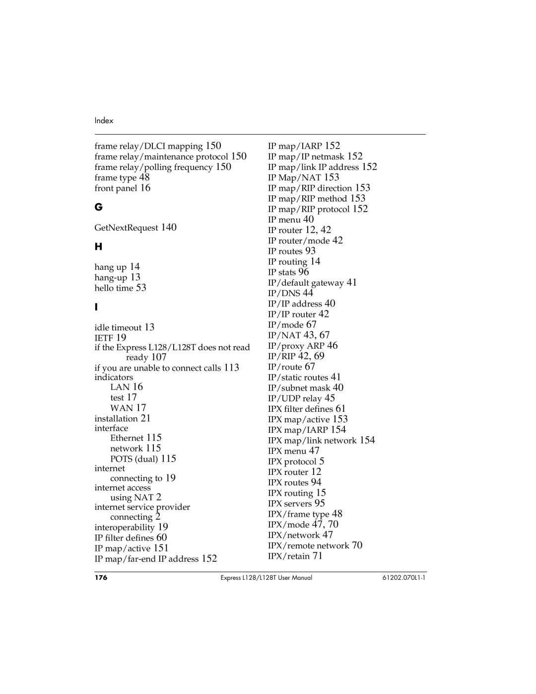 ADTRAN L128T user manual 176 