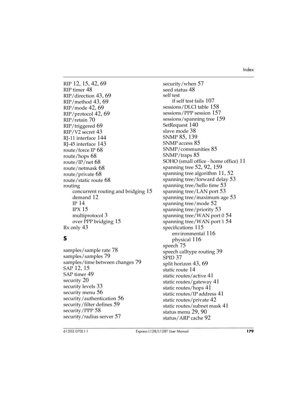 ADTRAN L128T user manual 179 