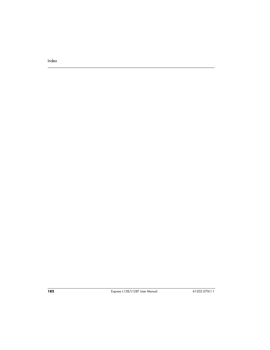 ADTRAN L128T user manual 182 