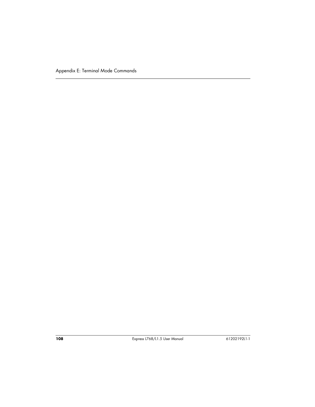 ADTRAN L768 user manual 108 