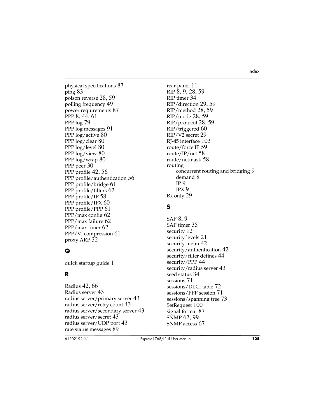 ADTRAN L768 user manual PPP 8, 44 