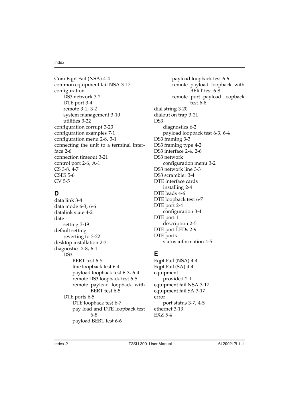 ADTRAN T3SU 300 user manual DS3 