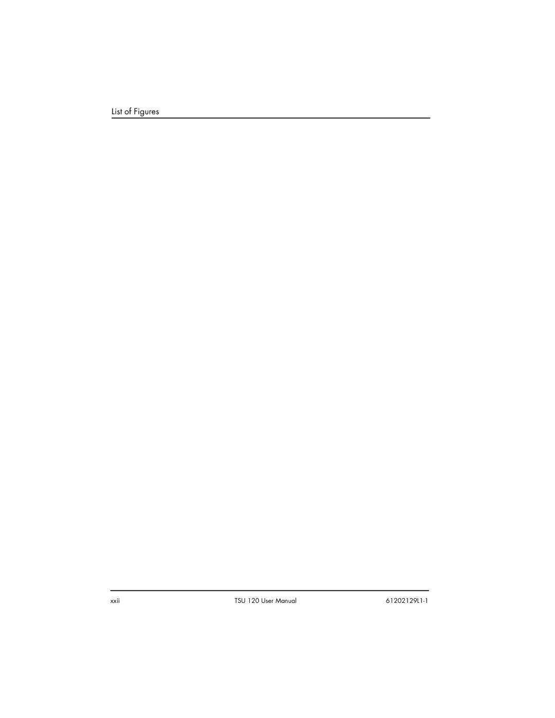 ADTRAN TSU 120e user manual List of Figures 