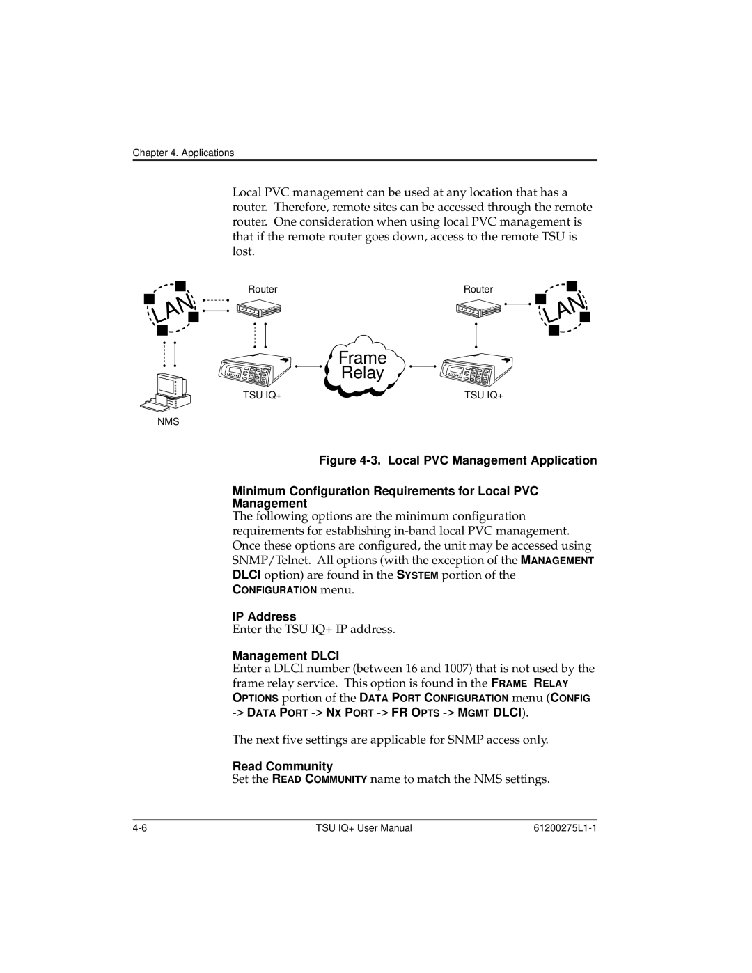 ADTRAN TSU IQ+, 1204002L2 user manual Management Dlci 