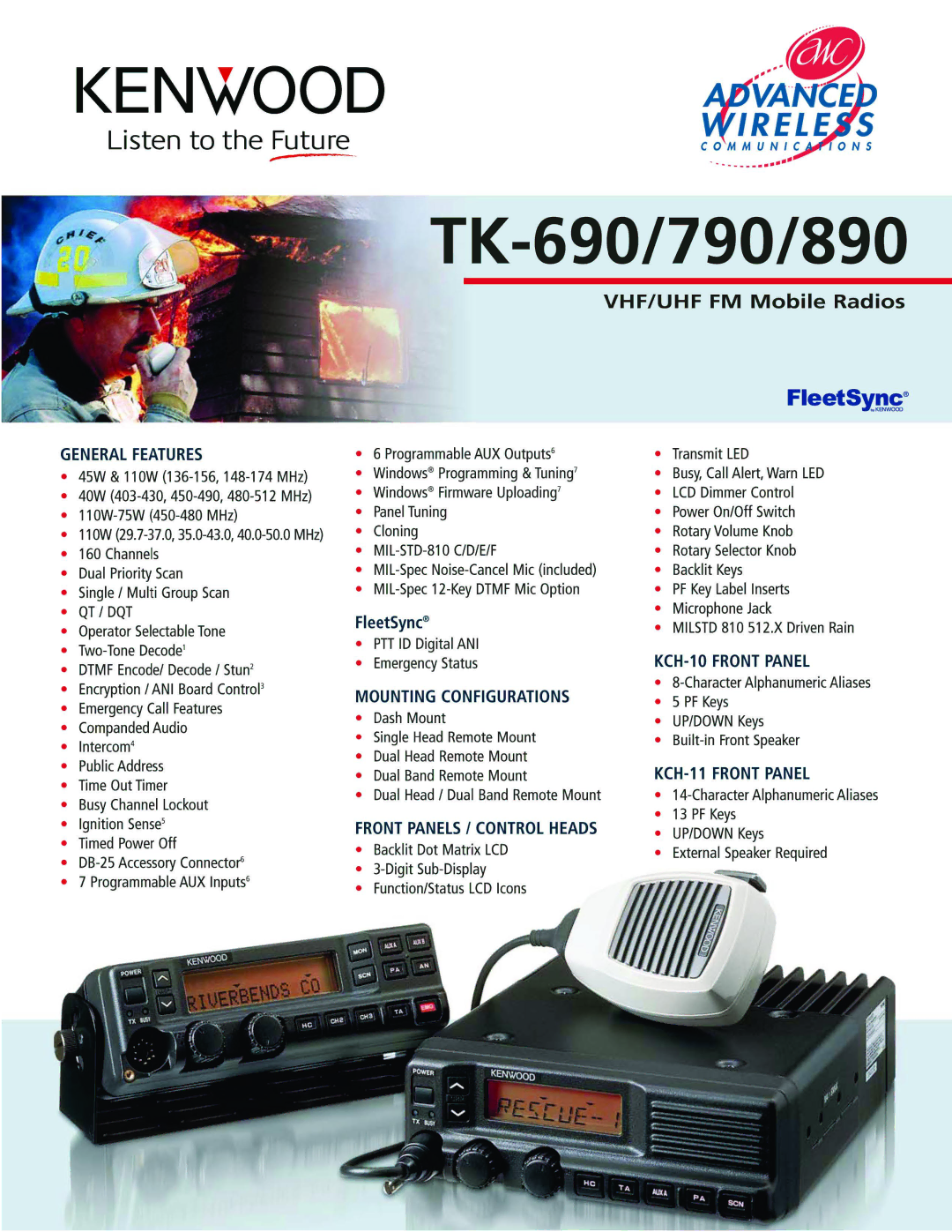 Advanced Wireless Solutions TK-690 manual 