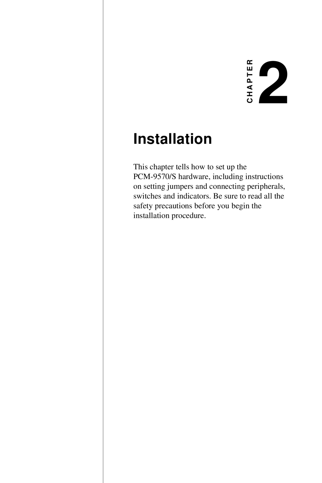 Advantech 2006957006 5th Edition user manual Installation 