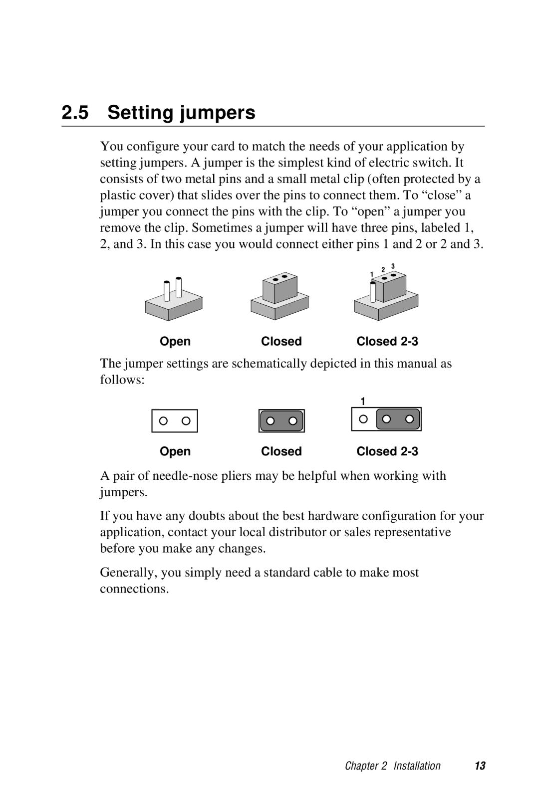 Advantech 2006957006 5th Edition user manual Setting jumpers 