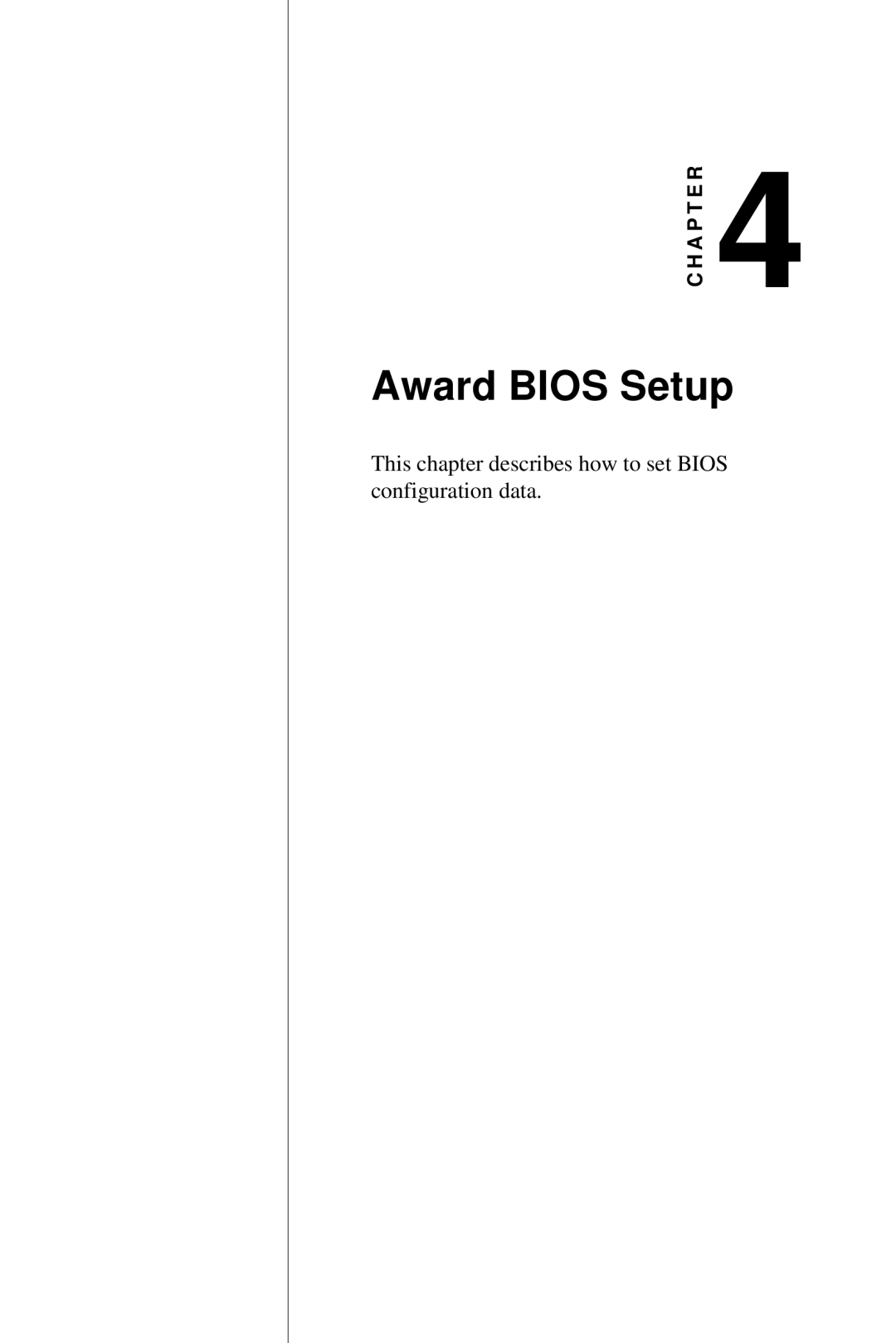 Advantech 2006957006 5th Edition user manual Award Bios Setup 