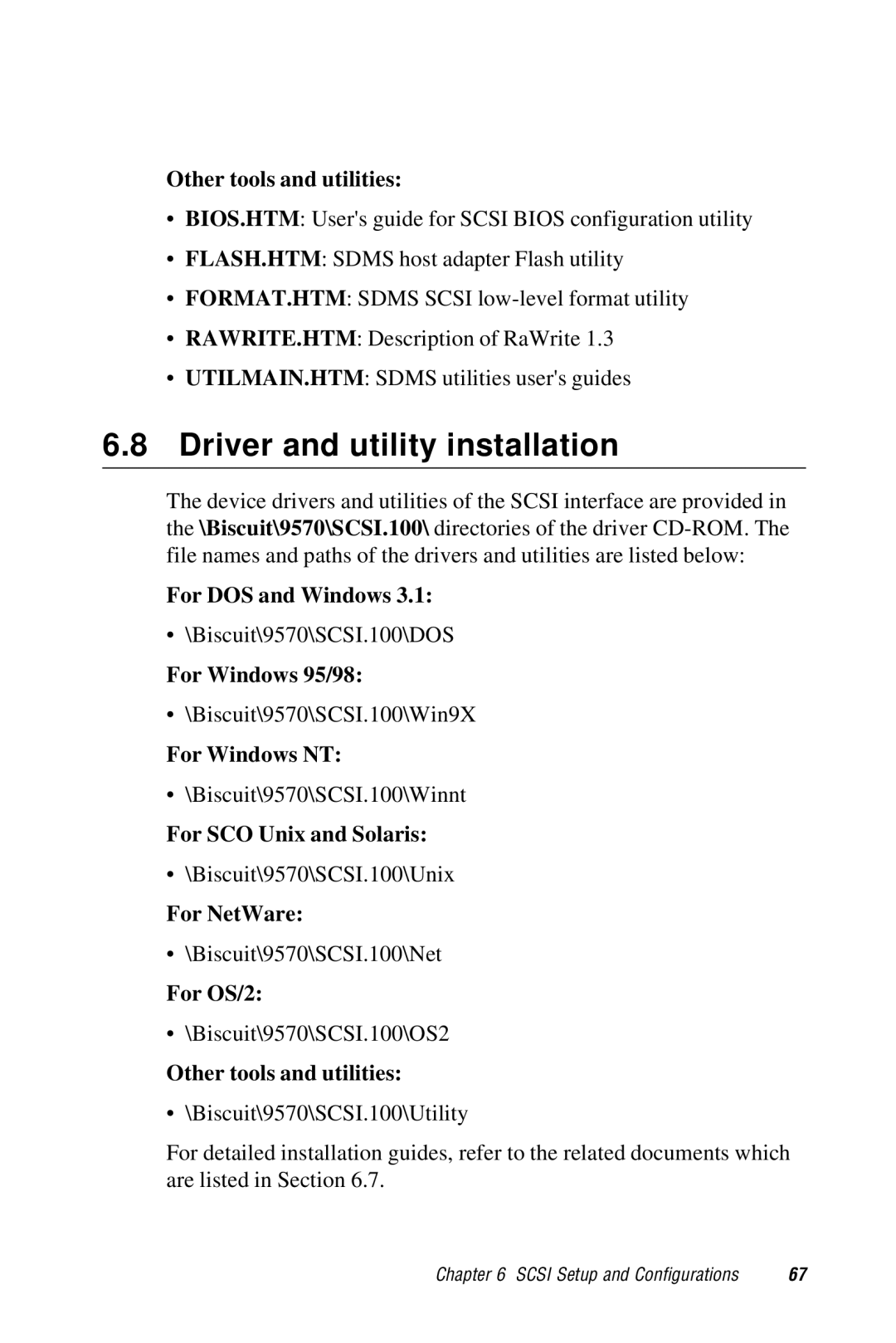 Advantech 2006957006 5th Edition user manual Driver and utility installation, Other tools and utilities 