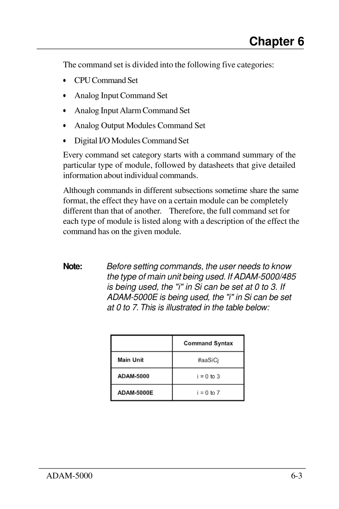 Advantech 5000 Series user manual Chapter 