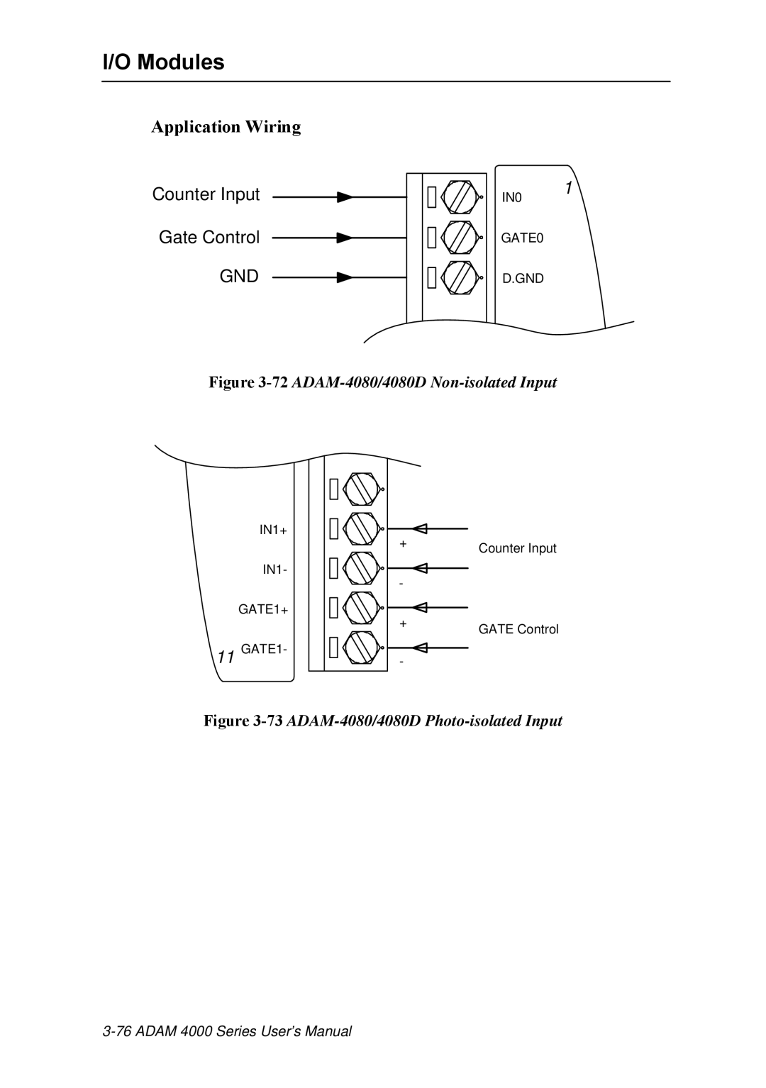 Advantech ADAM 4000 user manual Gnd 