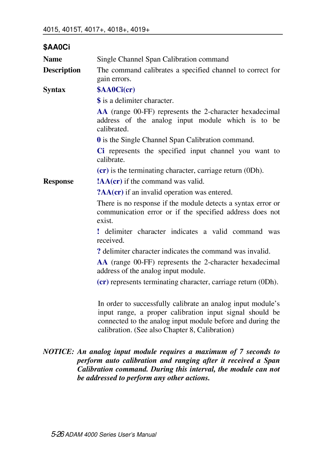 Advantech ADAM 4000 user manual $AA0Cicr 