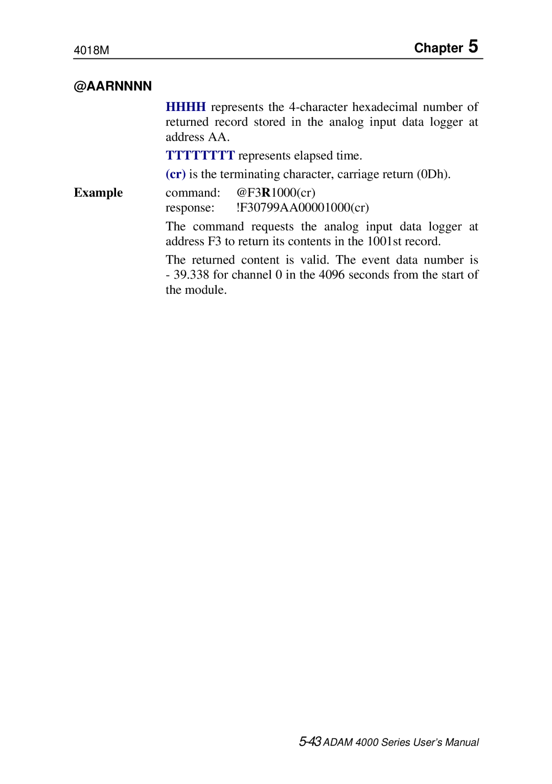 Advantech user manual 43ADAM 4000 Series User’s Manual 