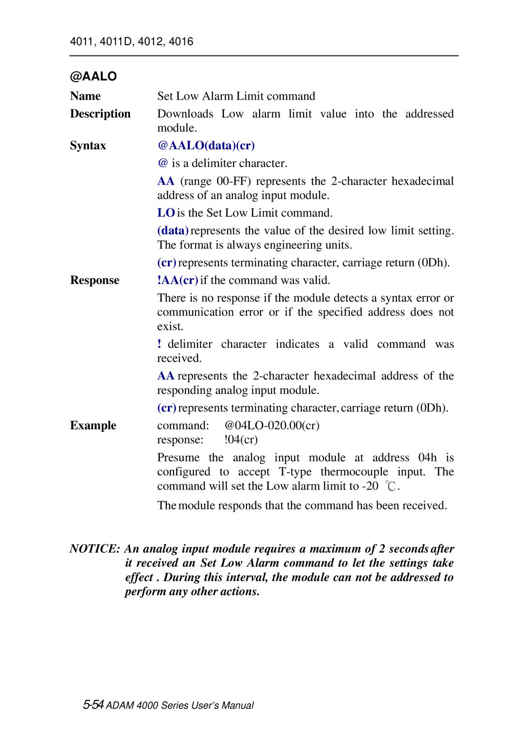 Advantech ADAM 4000 user manual @Aalo, @AALOdatacr 