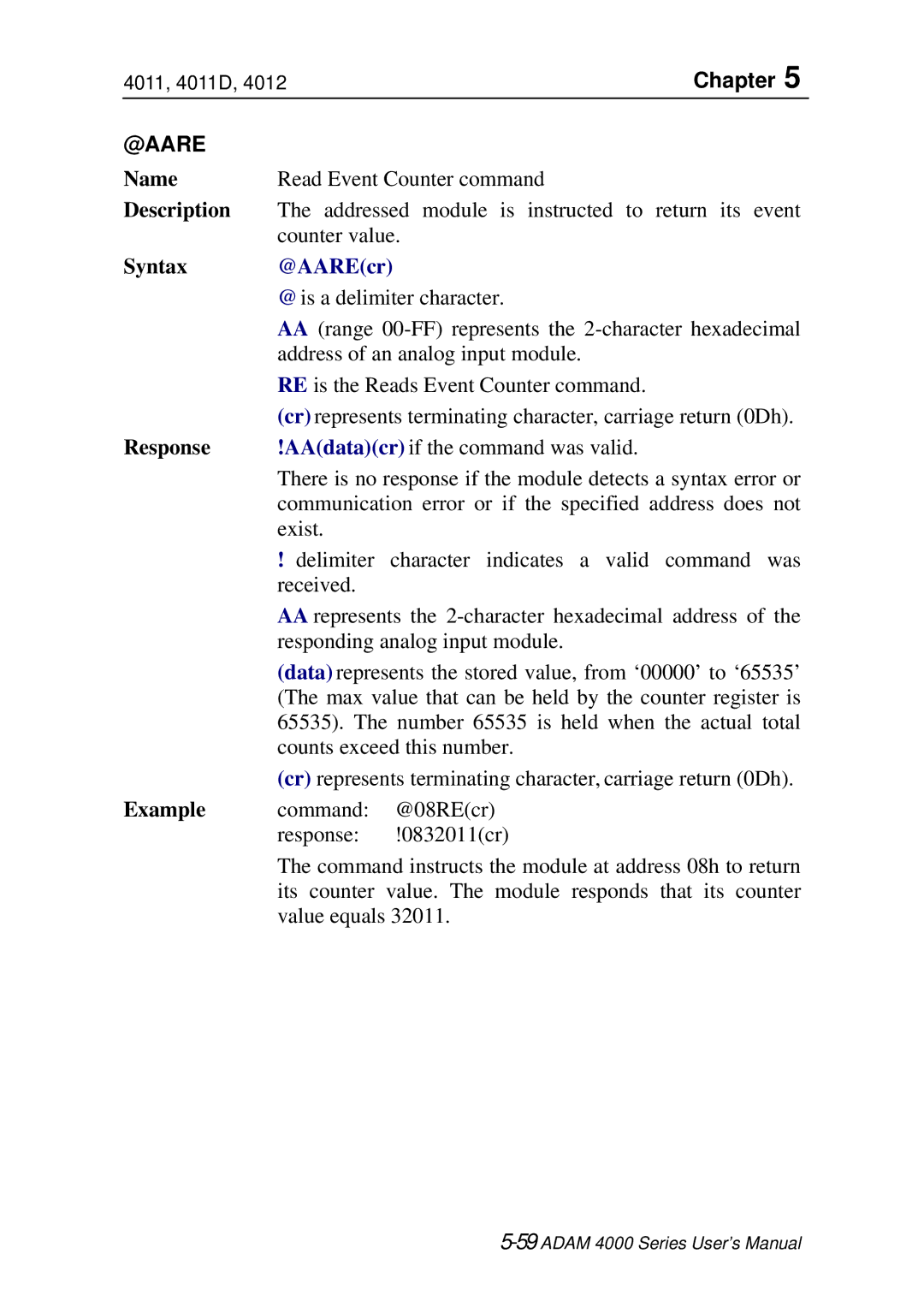 Advantech ADAM 4000 user manual @Aare, @AAREcr 