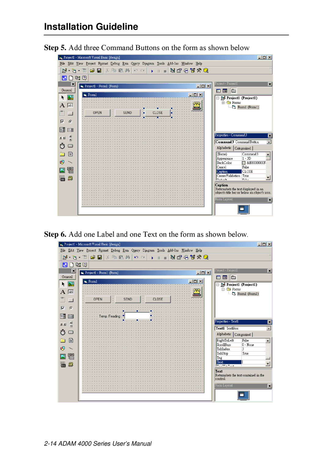 Advantech ADAM 4000 user manual Installation Guideline 