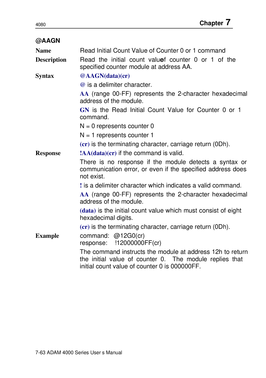 Advantech ADAM 4000 user manual @Aagn, @AAGNdatacr 