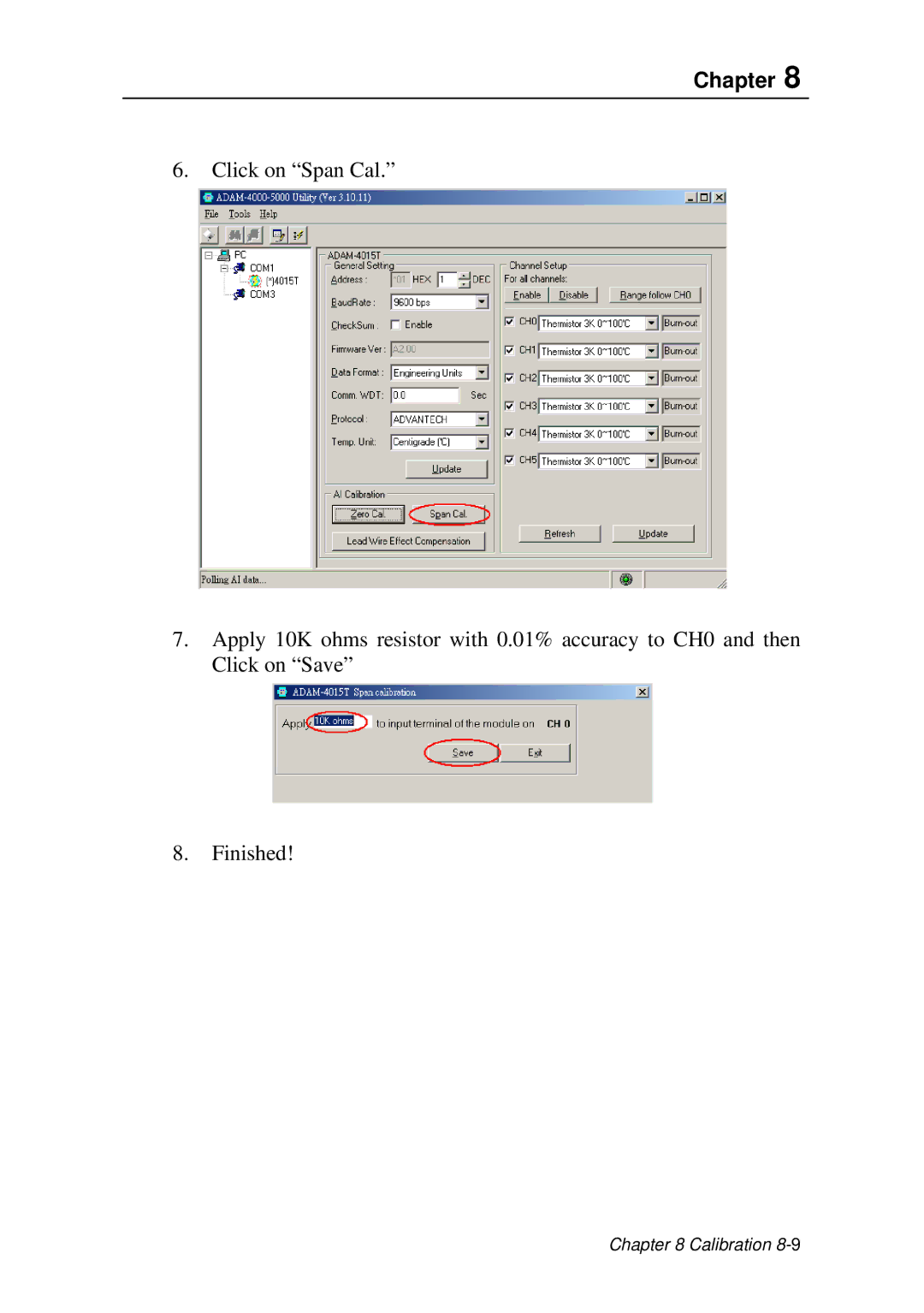 Advantech ADAM 4000 user manual Chapter 