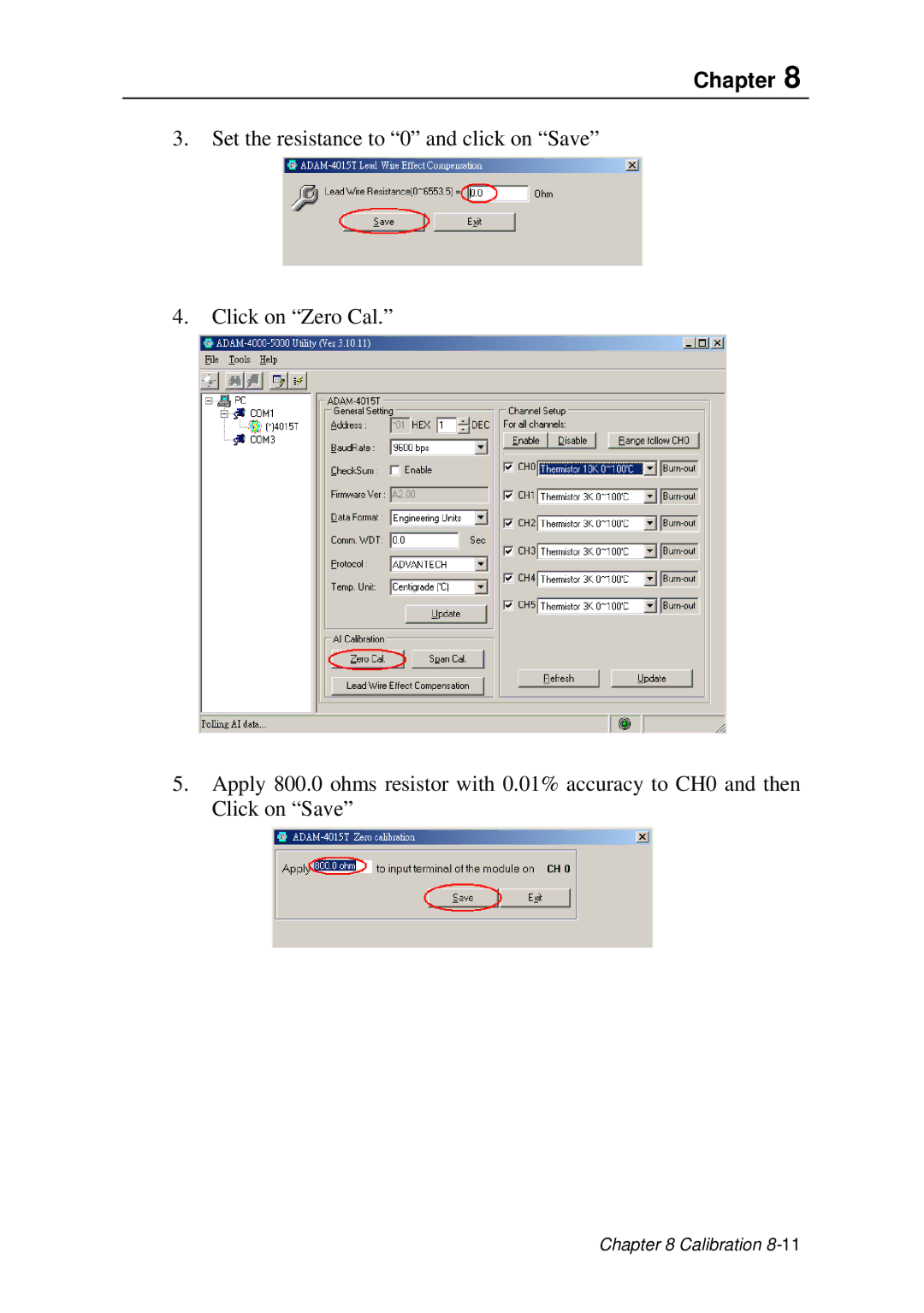 Advantech ADAM 4000 user manual Chapter 