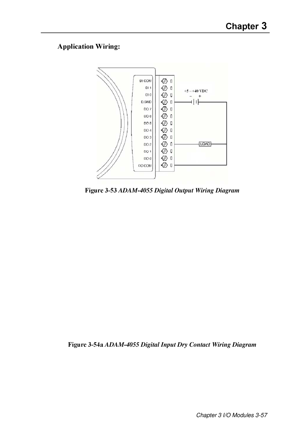 Advantech ADAM 4000 user manual 53ADAM-4055 Digital Output Wiring Diagram 