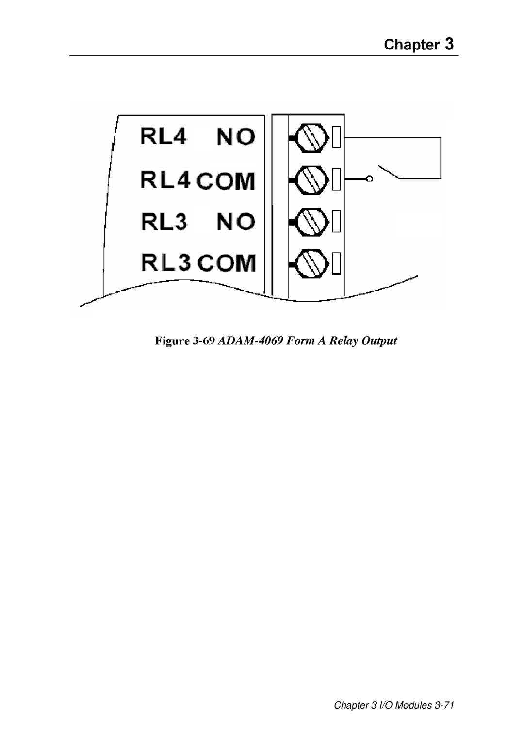 Advantech ADAM 4000 user manual 69ADAM-4069 Form a Relay Output 