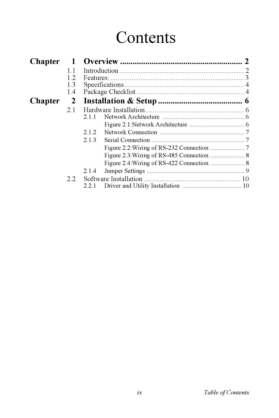 Advantech ADAM-4561 user manual Contents 