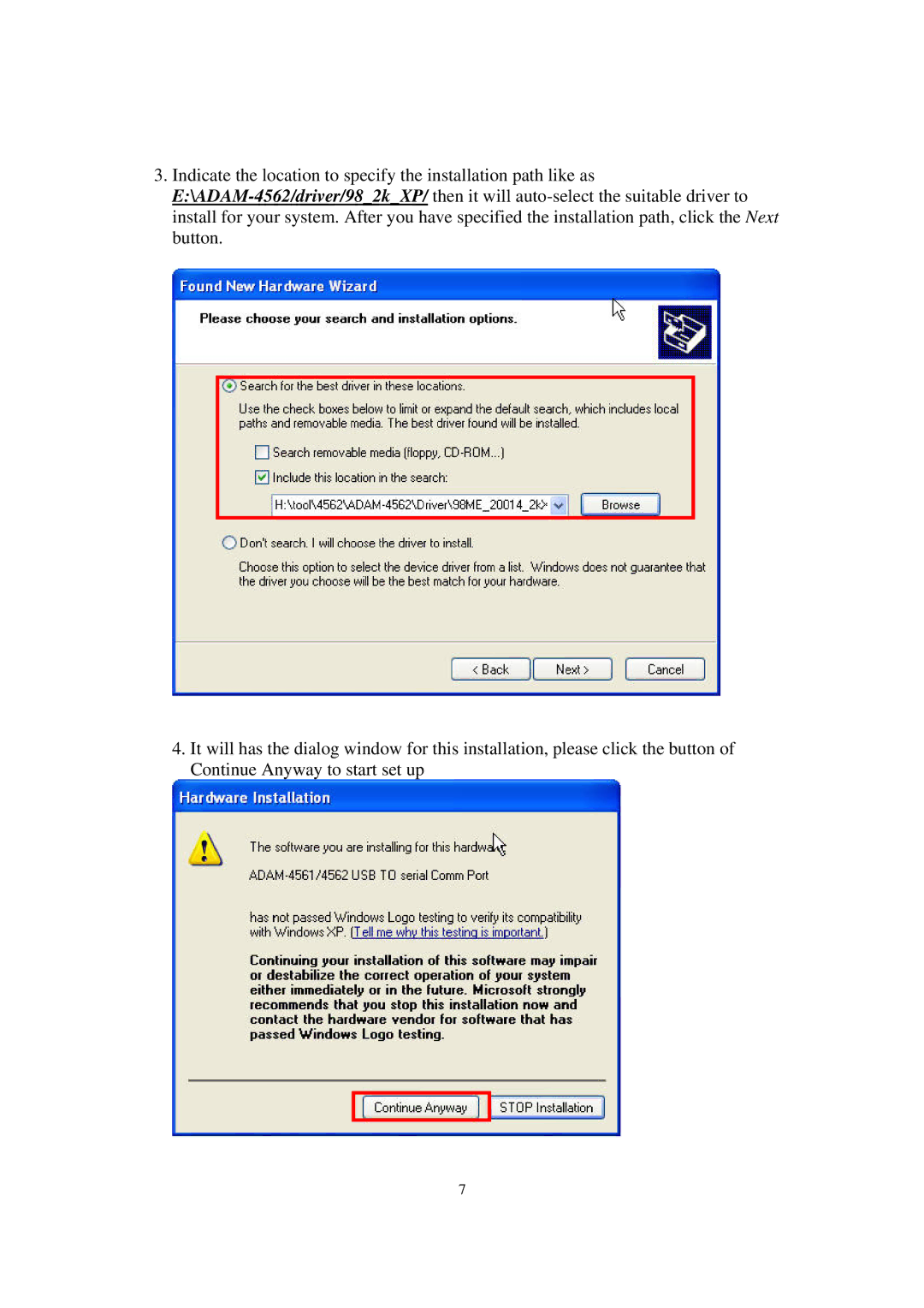 Advantech ADAM-4562 user manual 