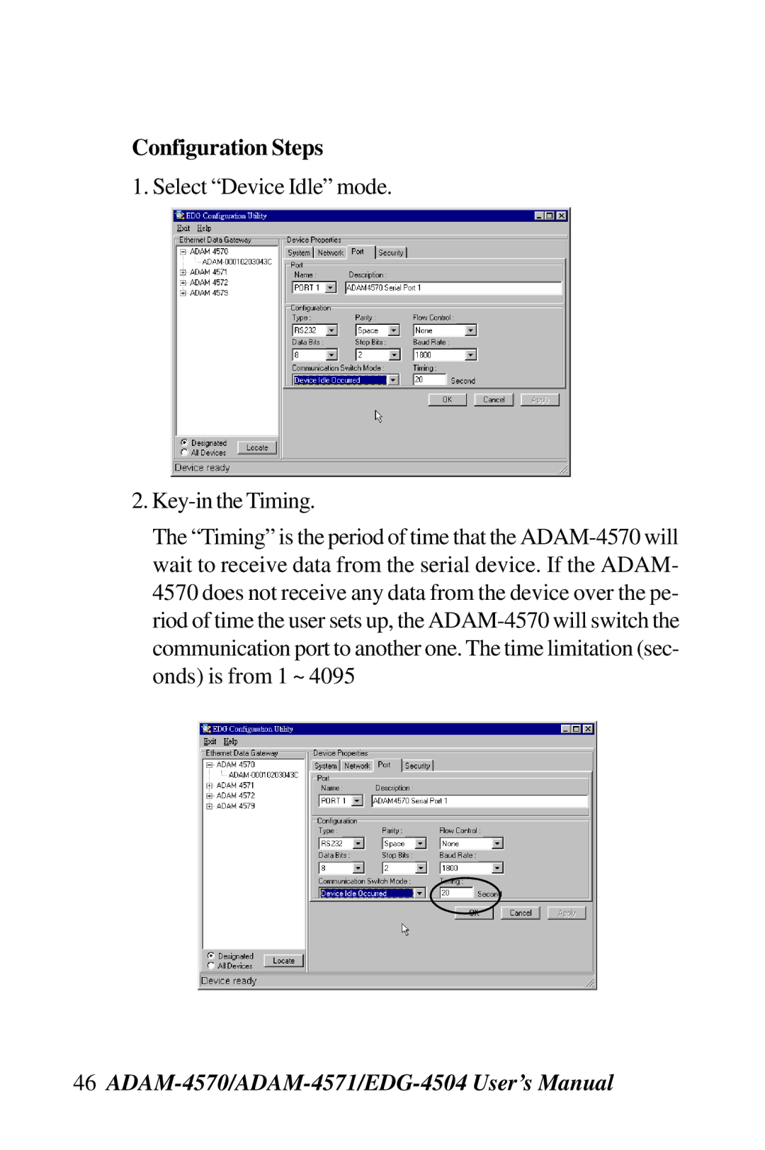 Advantech EDG-4504, ADAM-4571, ADAM-4570 user manual Configuration Steps 