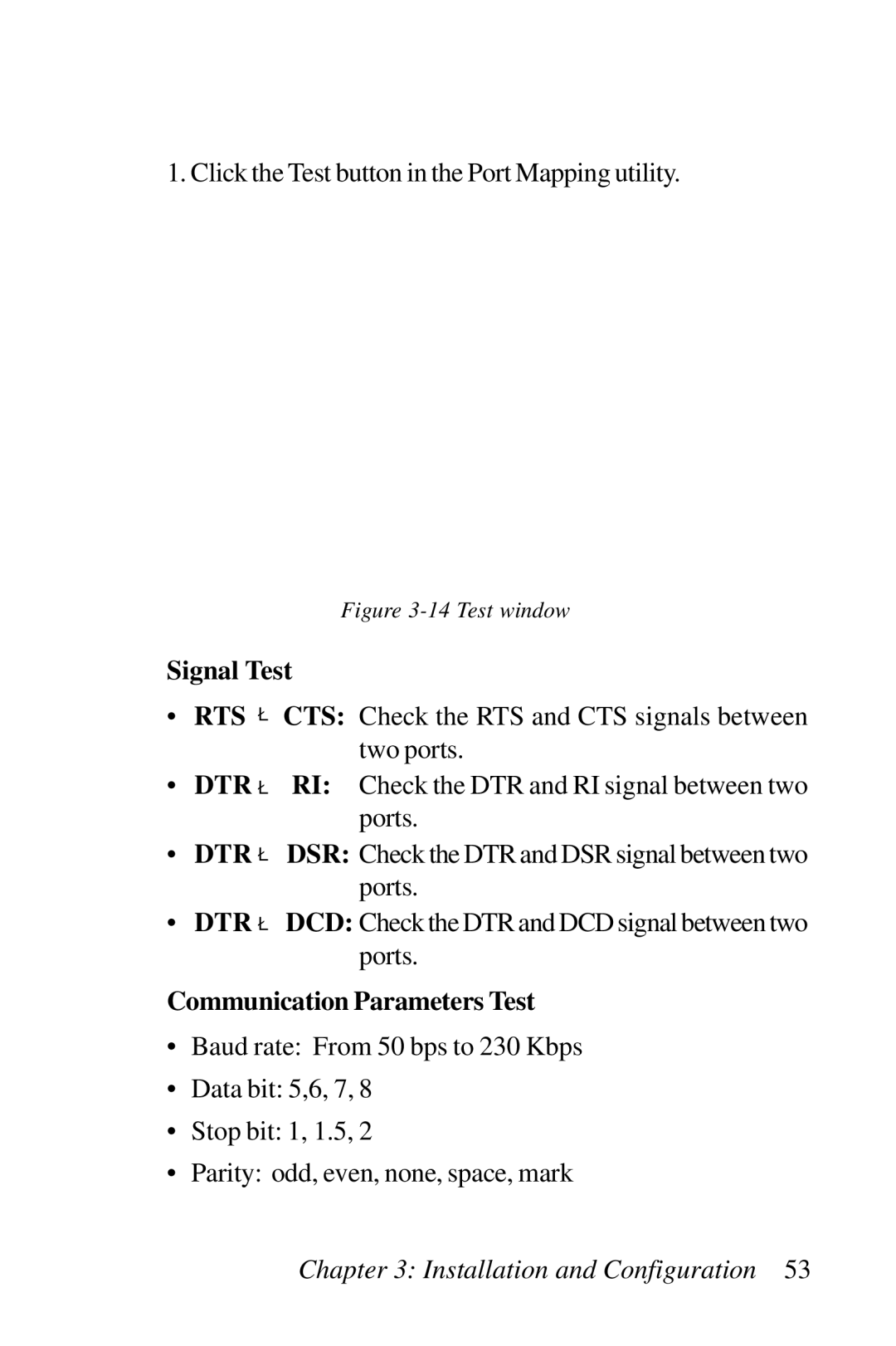 Advantech ADAM-4571, ADAM-4570, EDG-4504 user manual Signal Test, Communication Parameters Test 