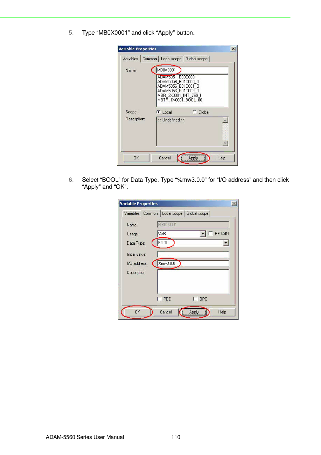 Advantech ADAM-5560 user manual 110 