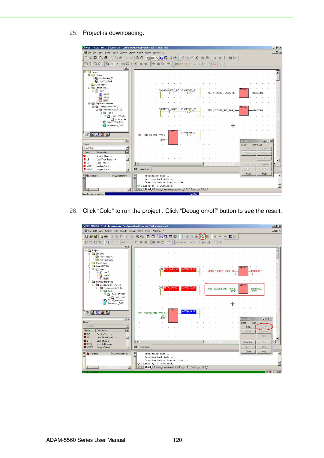 Advantech ADAM-5560 user manual 120 